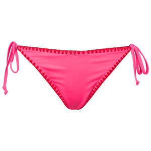 Pink bikini med broderet kanter