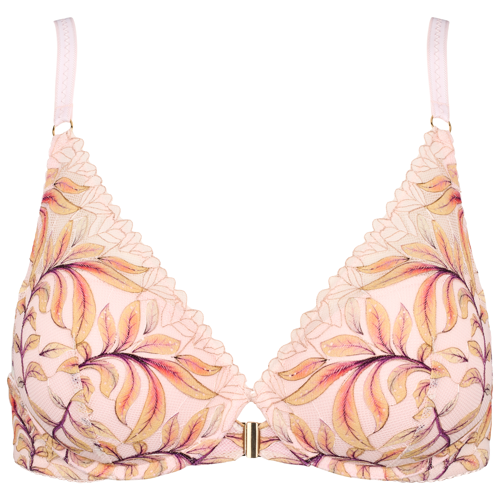 Ninna push up - Soft rose: Push-up bh med front lukning 