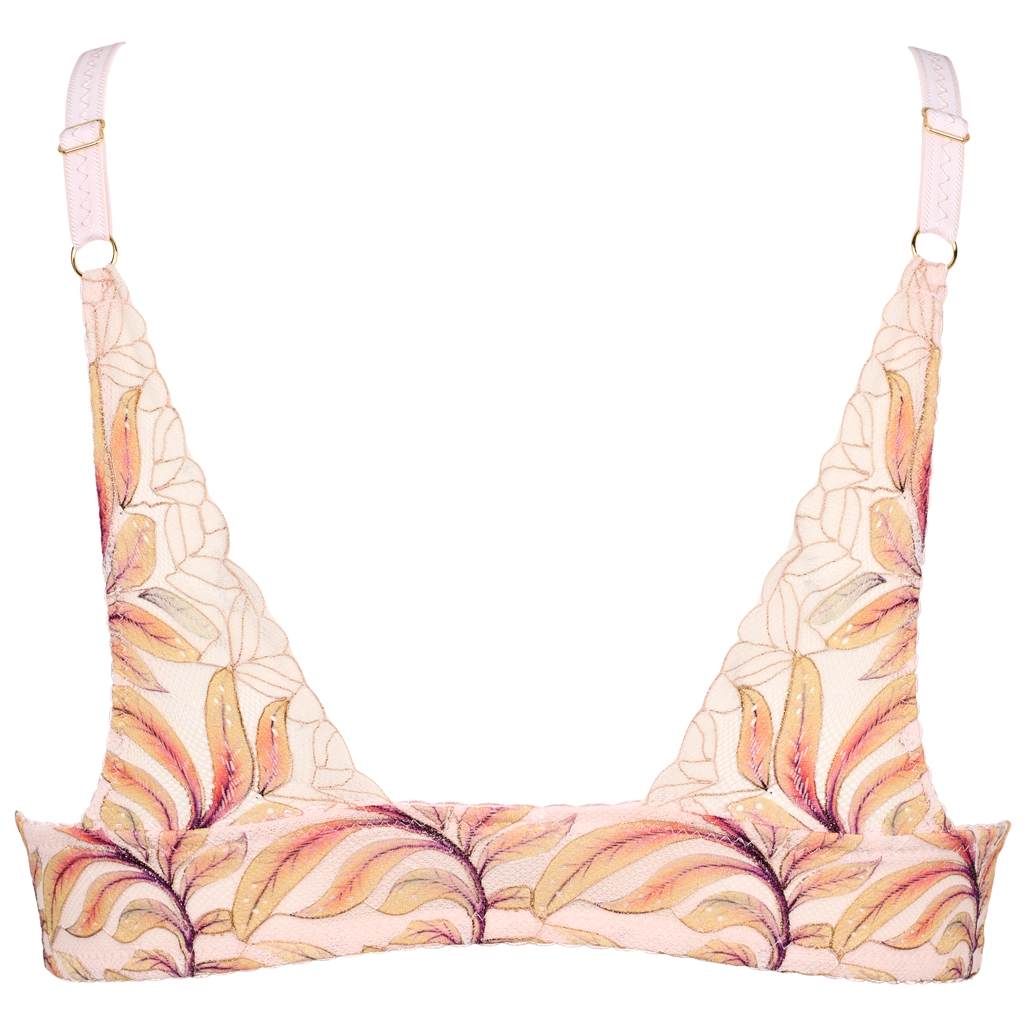Ninna push up - Soft rose: Push-up bh med front lukning 