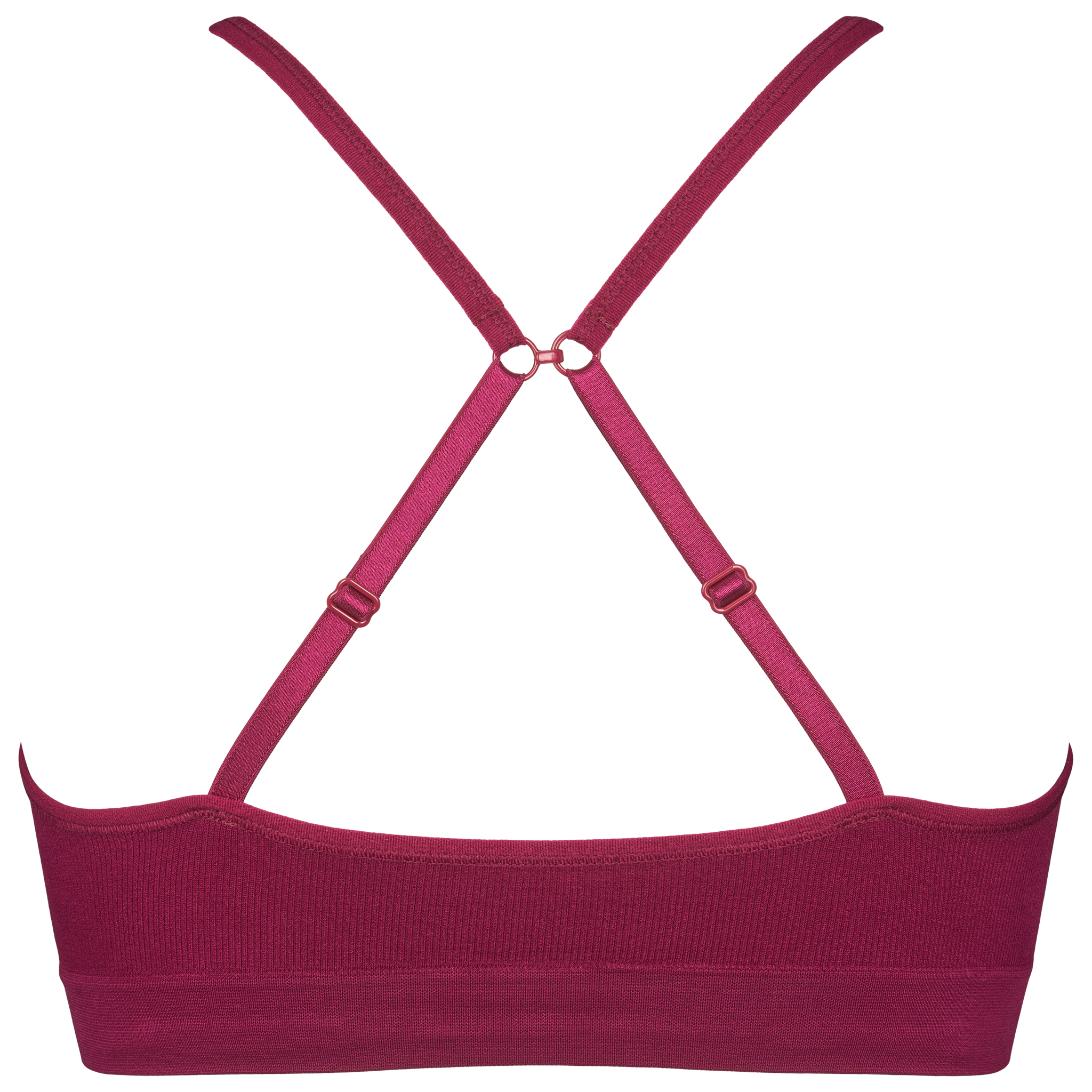 Missya Lucia bra top solid i Purple Potion farve, basis undertøj.