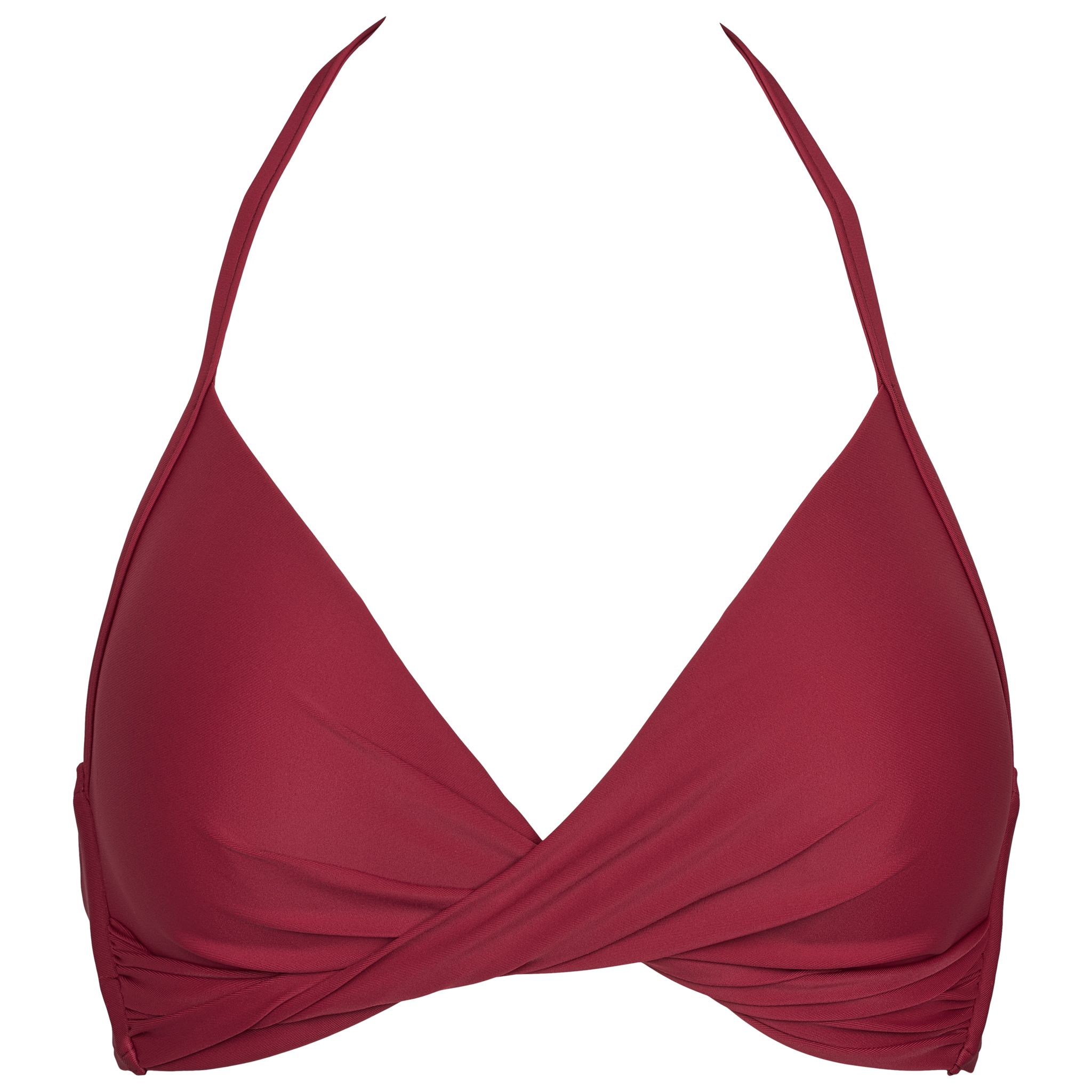 rød bikinitop