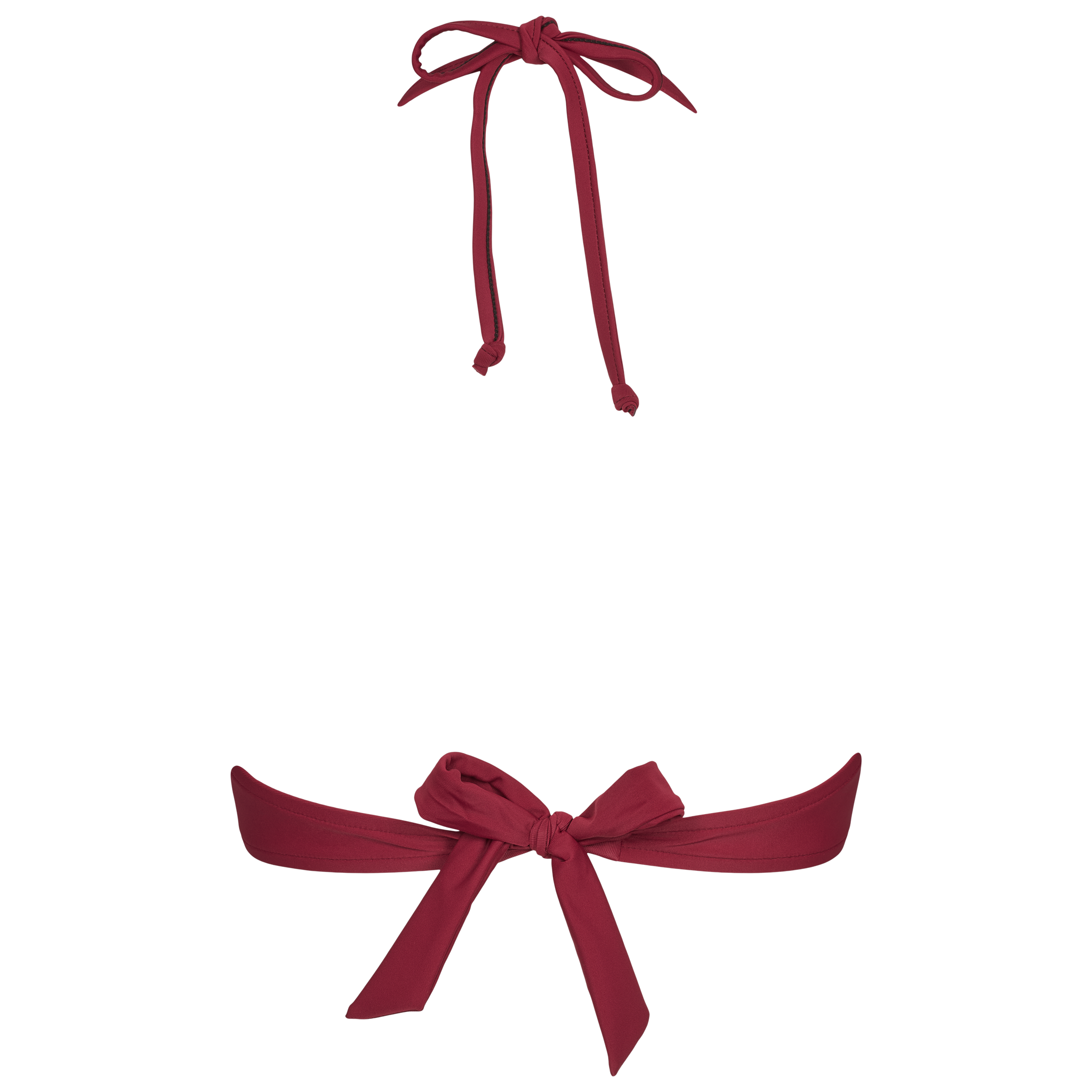 rød bikinitop