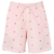 Natshorts i light rose med lyserøde striber og røde hjerter