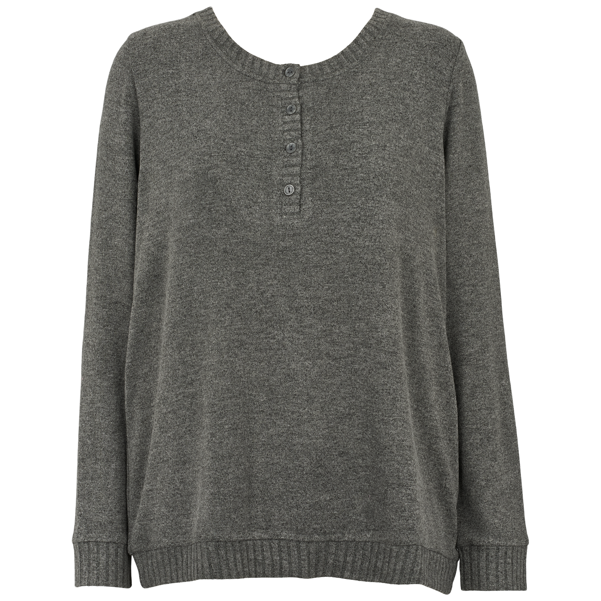 Cozy pullover - Dark grey melange