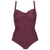 Badedragt i dark purple til kvinder