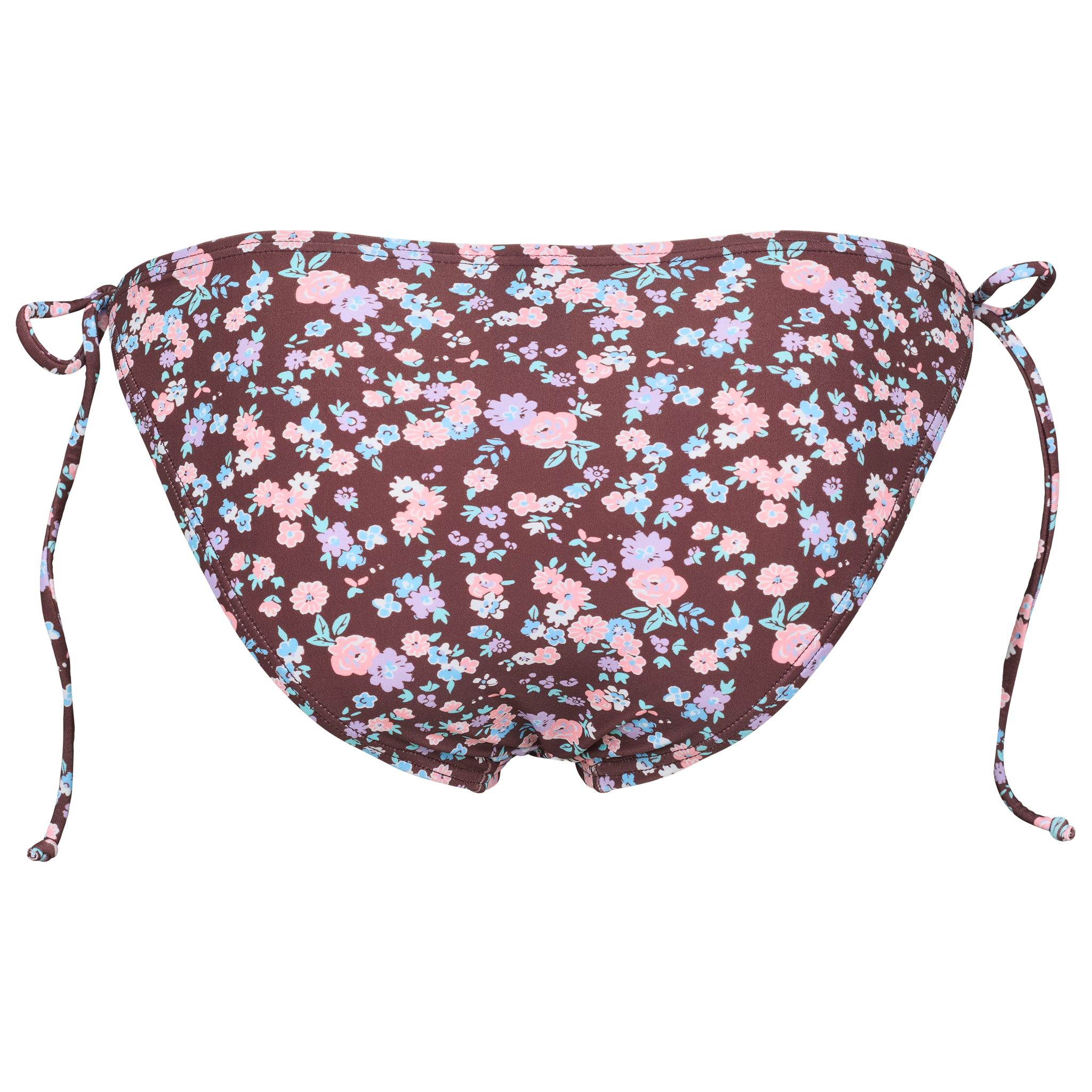 Trinidad brun blomstret bikinitai bagside