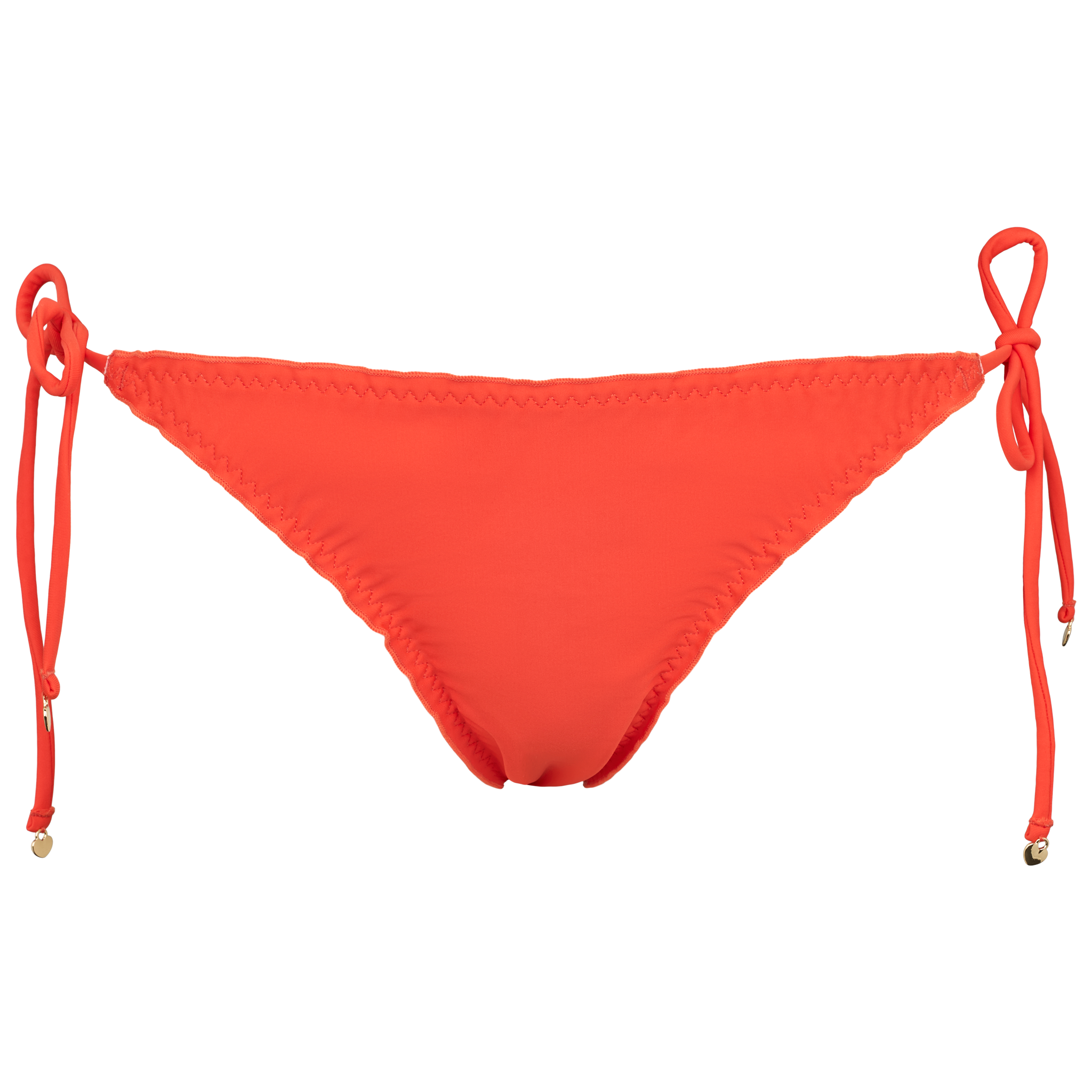 Jamaica orange bikinitai med flæser forside