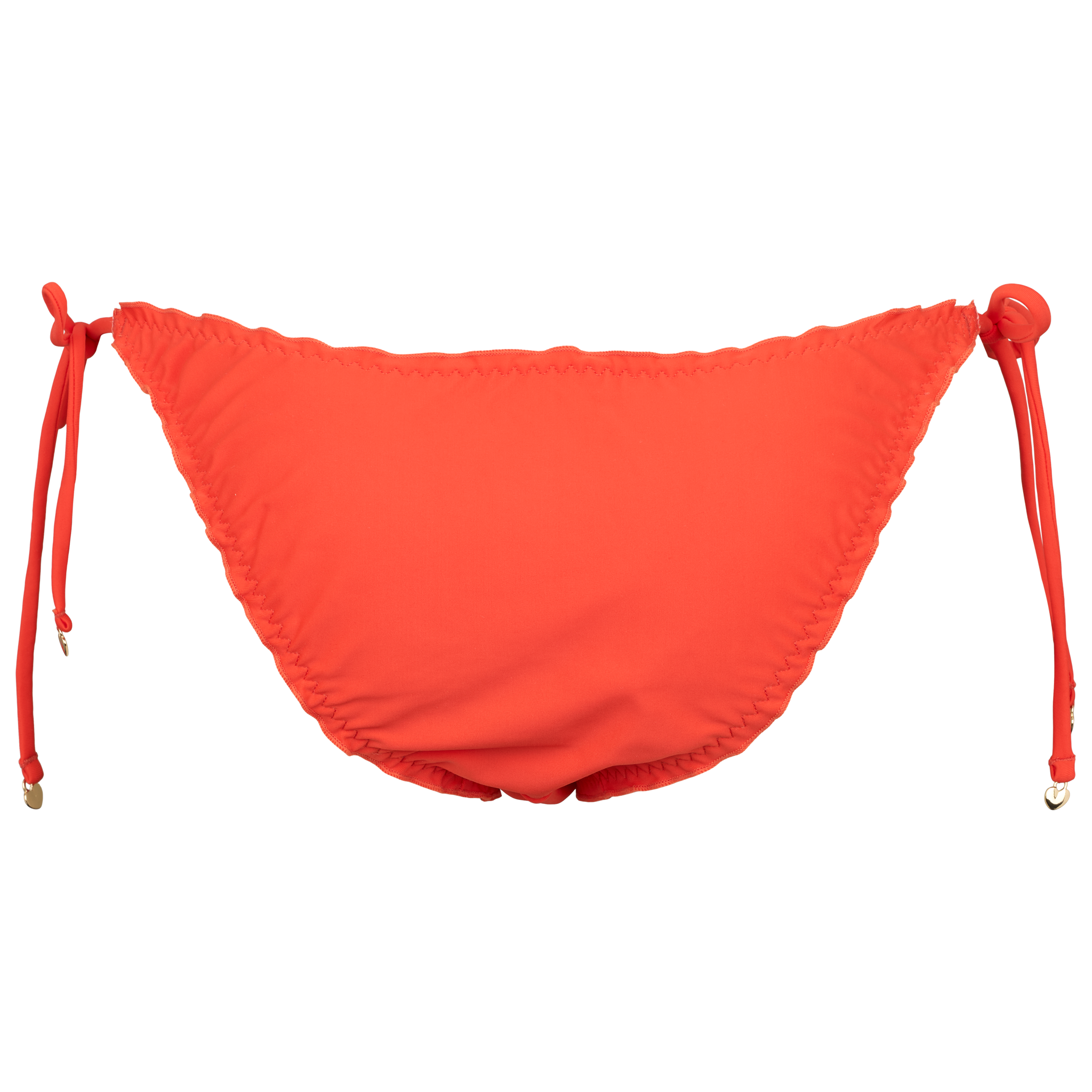 Jamaica orange bikinitai med flæser bagside