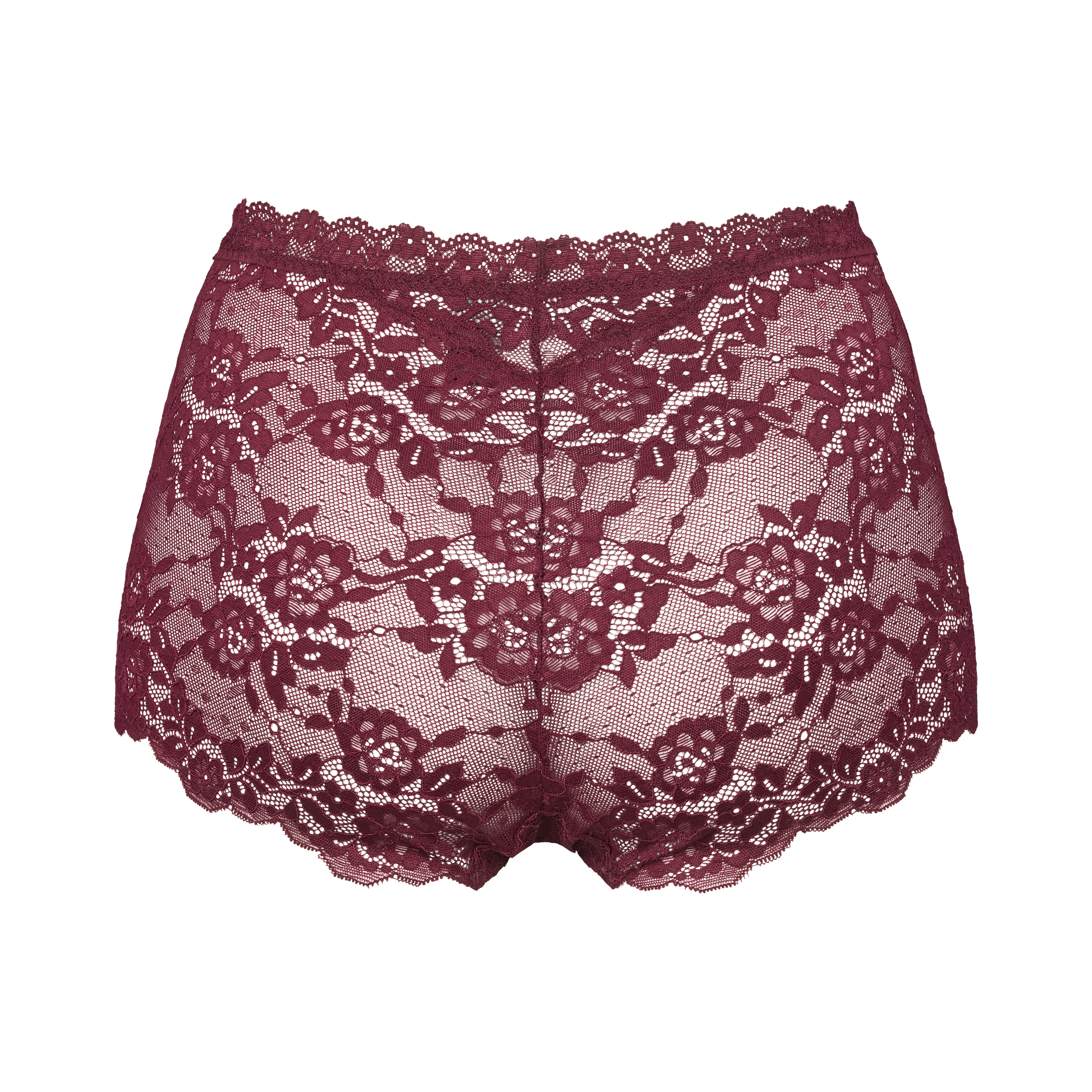 Lace maxi 3-pack vinrød bagfra