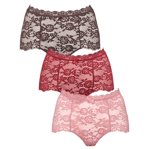 Lace maxi 3-pack - Dusty Rose