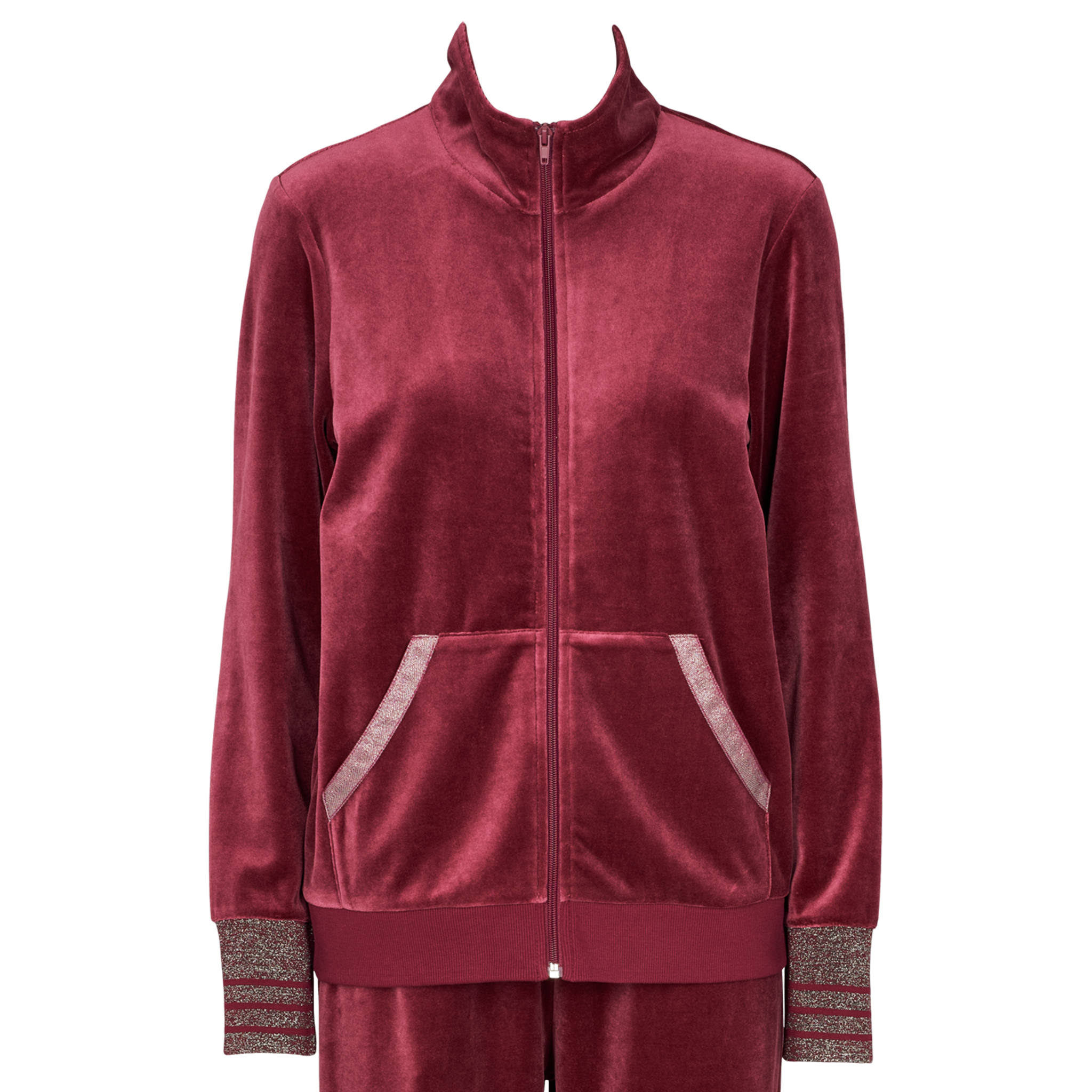 Alice velvet set - Wine