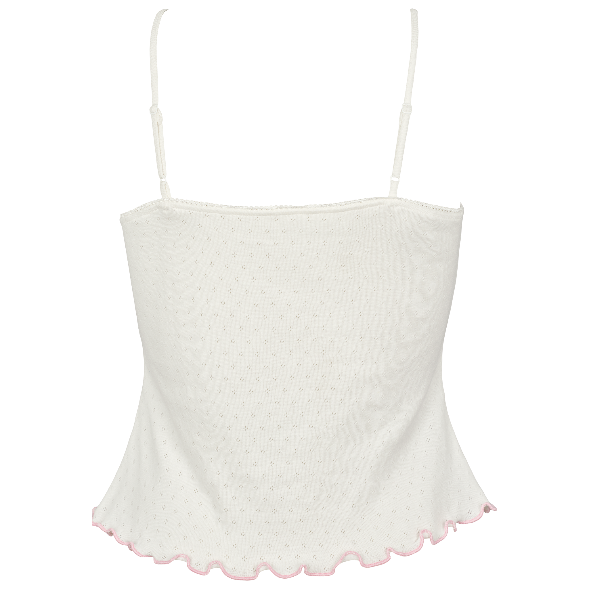 Pointelle sæt med shorts og top