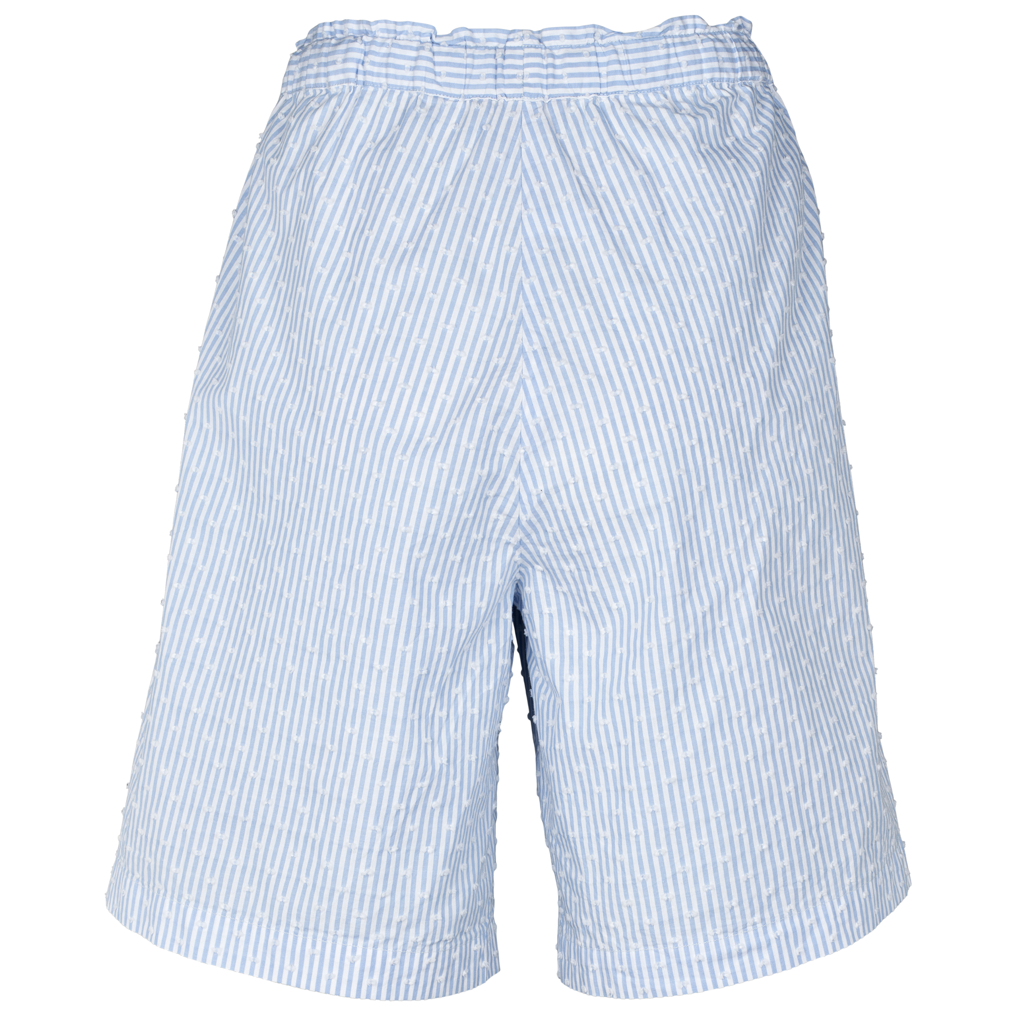 Stribet shorts med hvide prikker