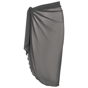 Grå mesh sarong til kvinder