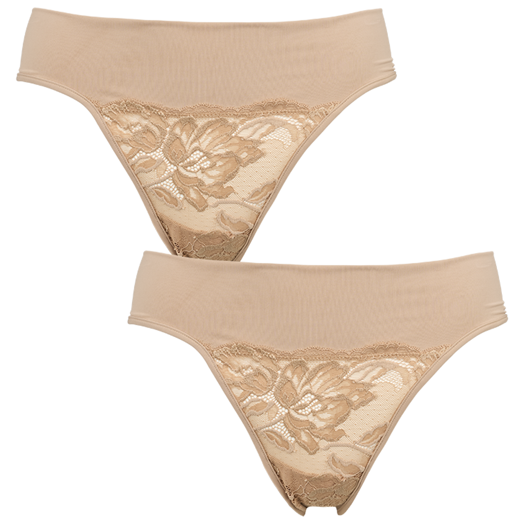 Freya string 2-pack - Nude