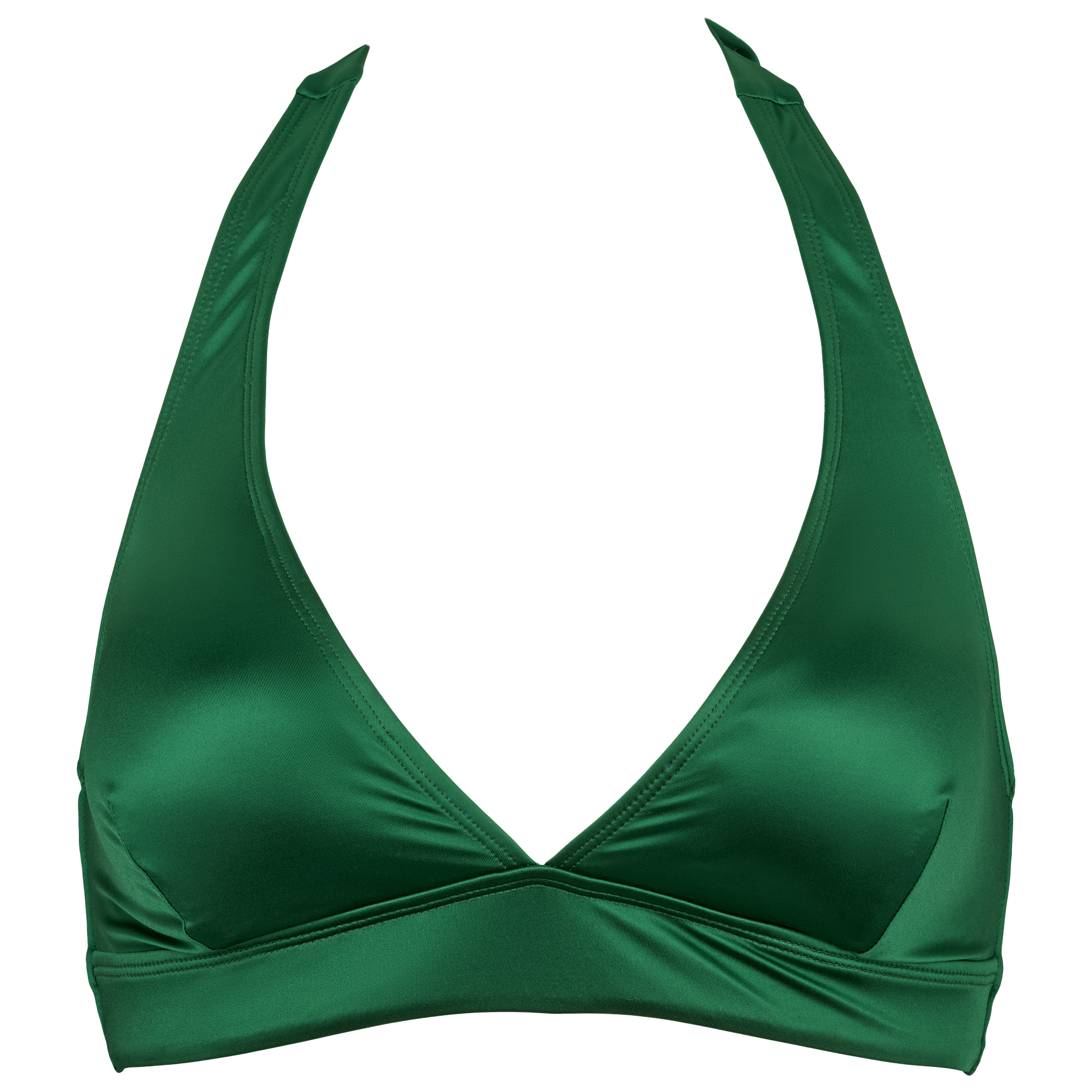 Salento grøn matallic bikinitop forside
