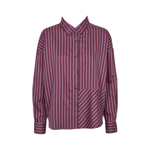 Lillo nightshirt Wine/Midnight Blue forfra