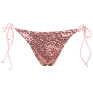 Lyserød paillet bikini