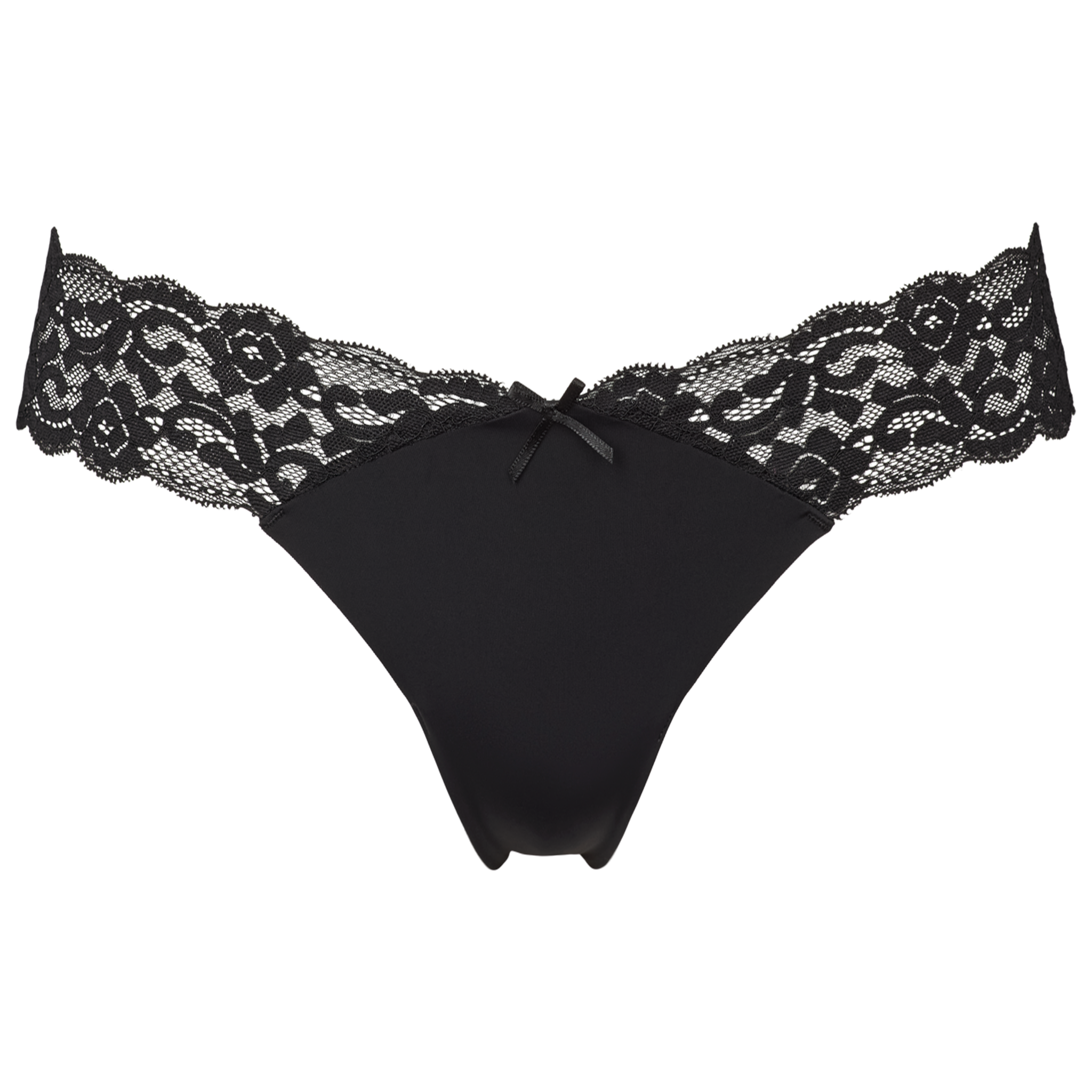 Seamless string w lace on side 3-pack - Multi colour