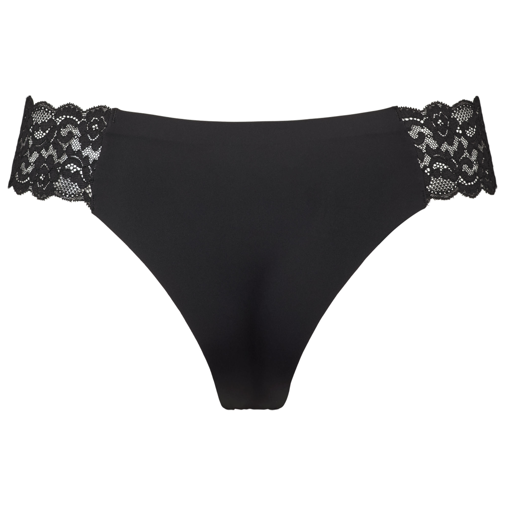 Seamless string w lace on side 3-pack - Multi colour