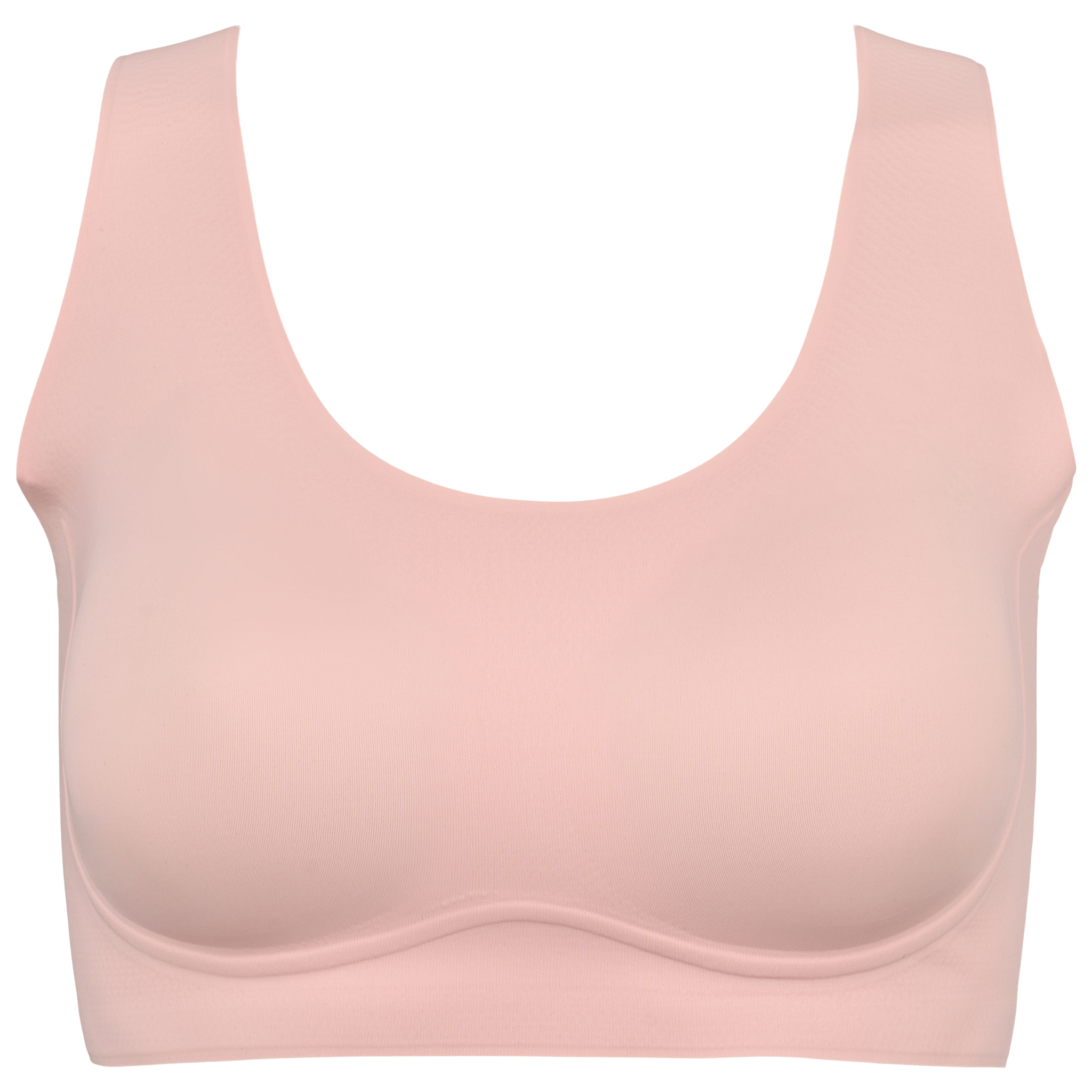 Seamless bra racerback  - Soft rose. Sønløs bh i lyserød