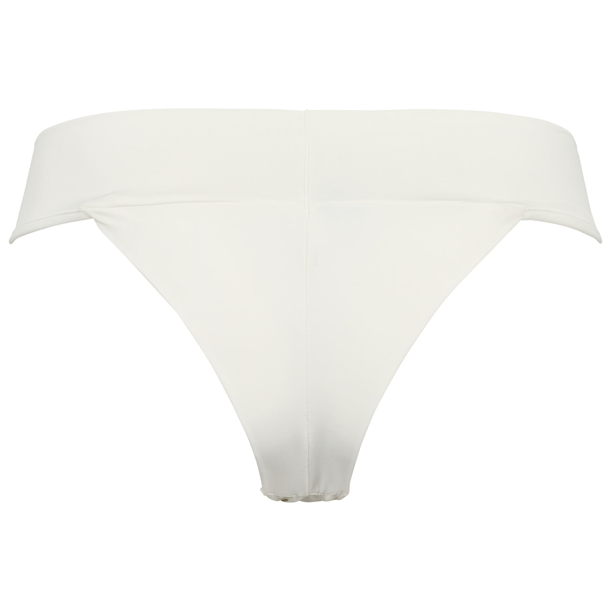 Bella string ivory - Bløde string trusse med blonde