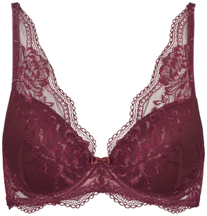 Tanya bra fill lurex i Windsor wine forfra