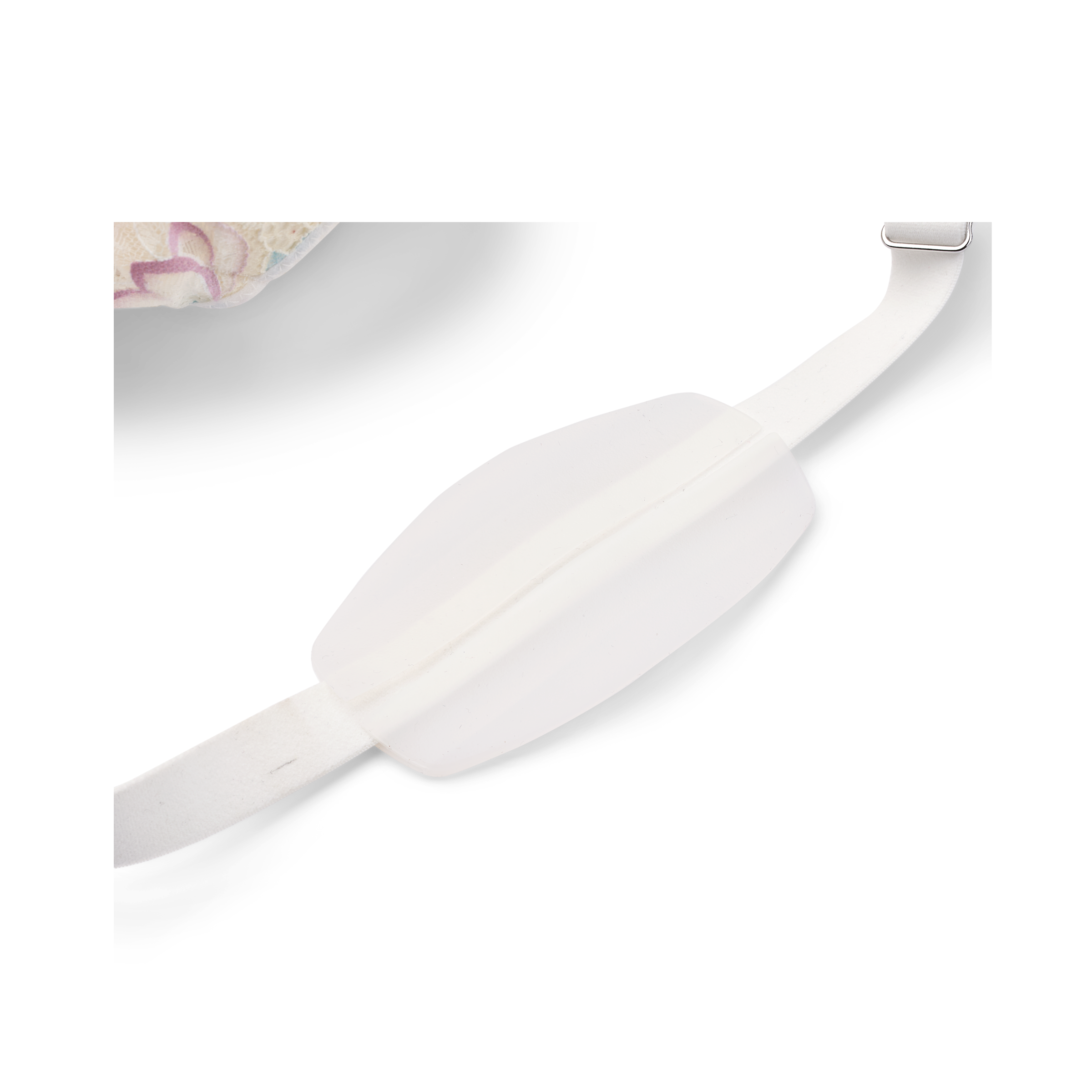 Shoulder support pad White placeret omkring bh-strop