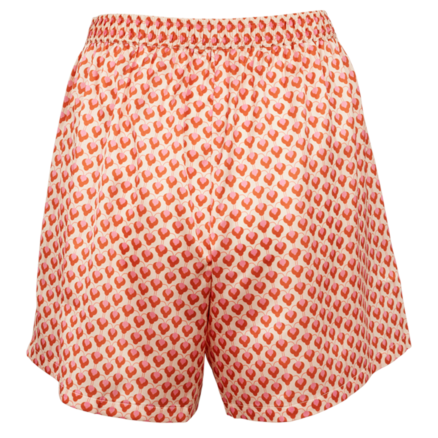 Frida pyjamas shorts med smukt mønster - bagside