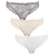 3-pak blonde trusser