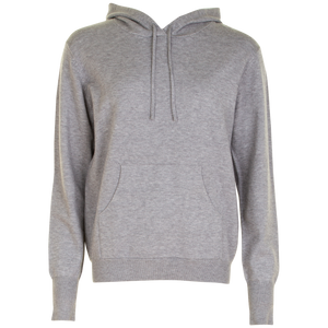 Grå farvet hoodie til kvinder