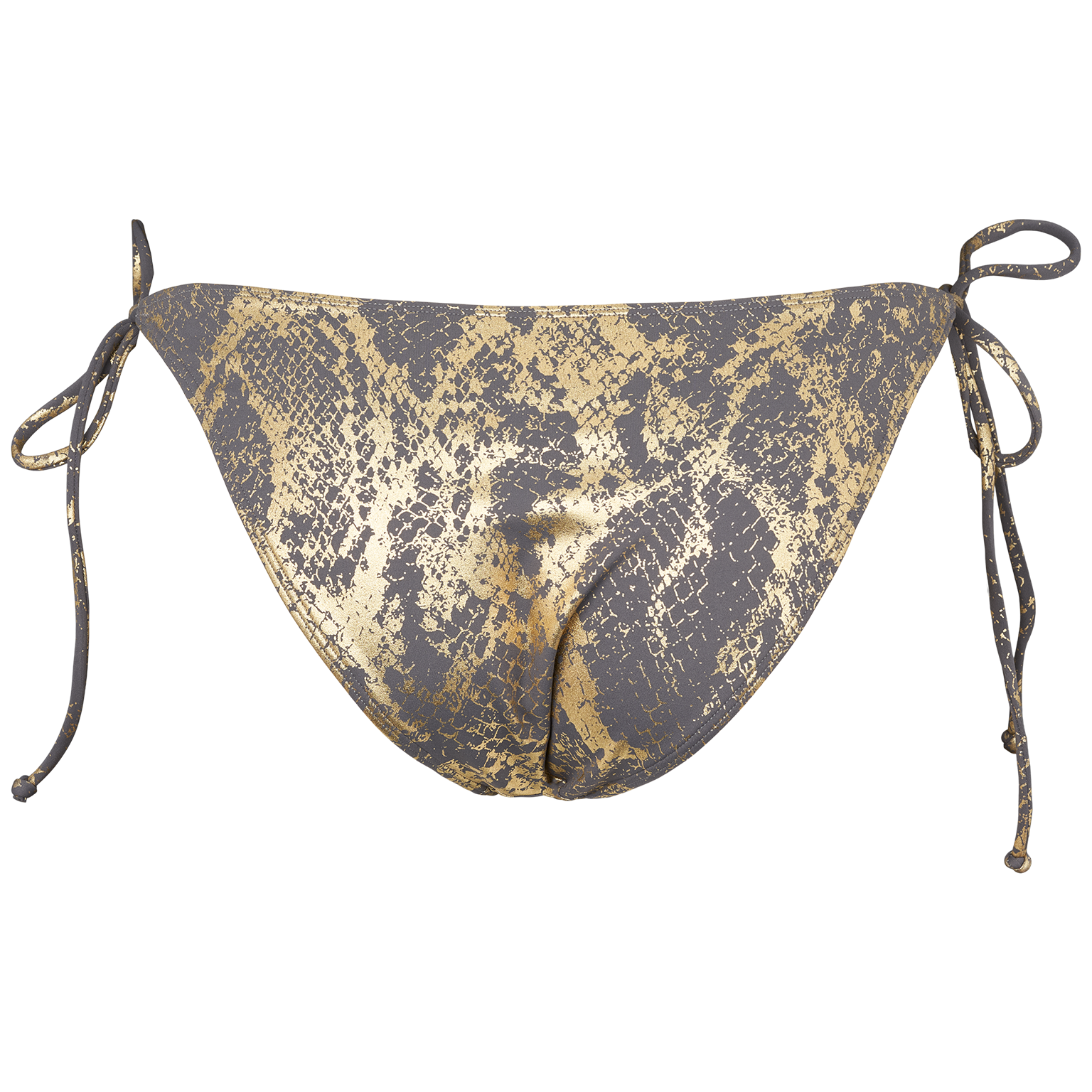 bindebikini med slangeprint