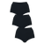 Seamless maxi 3-pack - Black