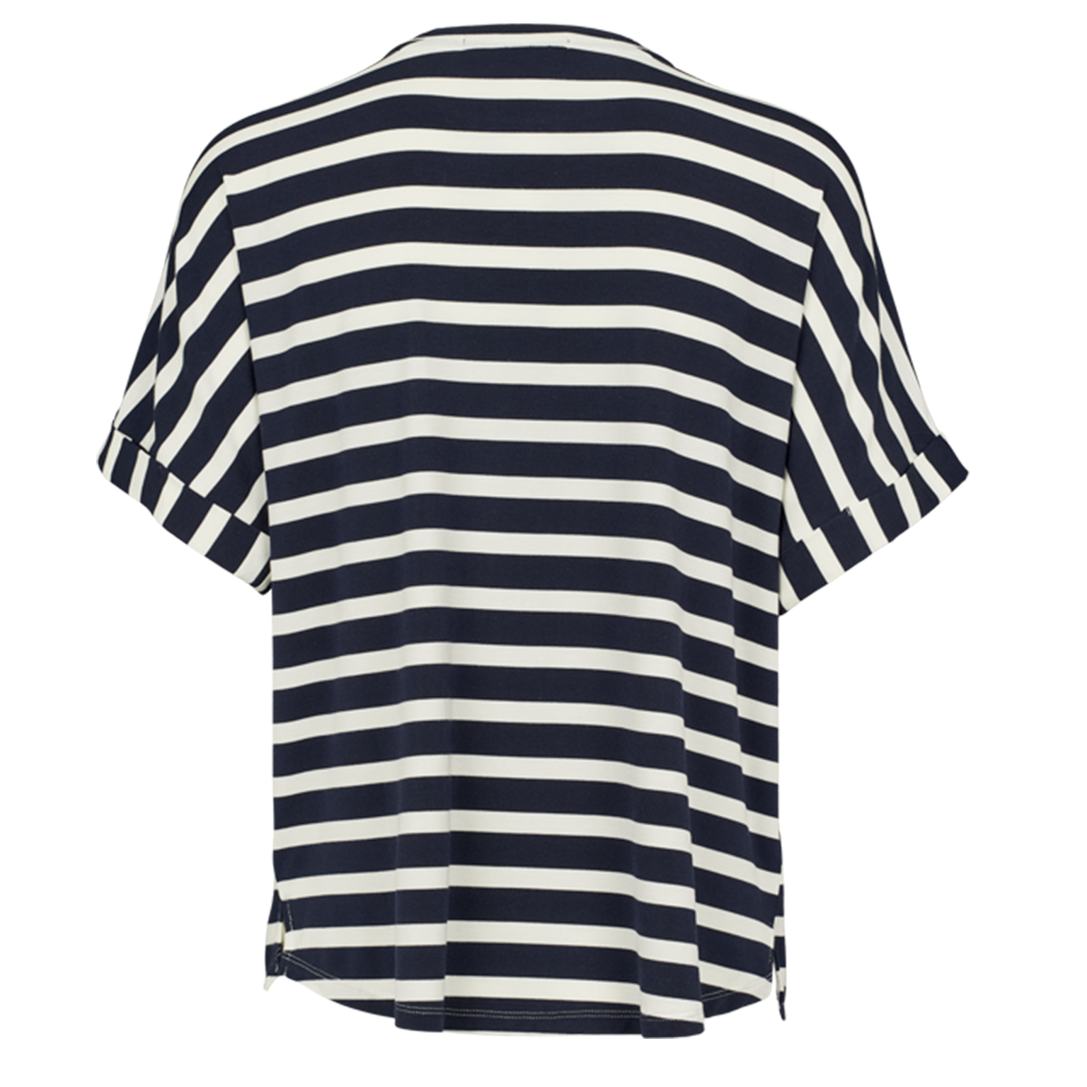 Blød stribet t-shirt