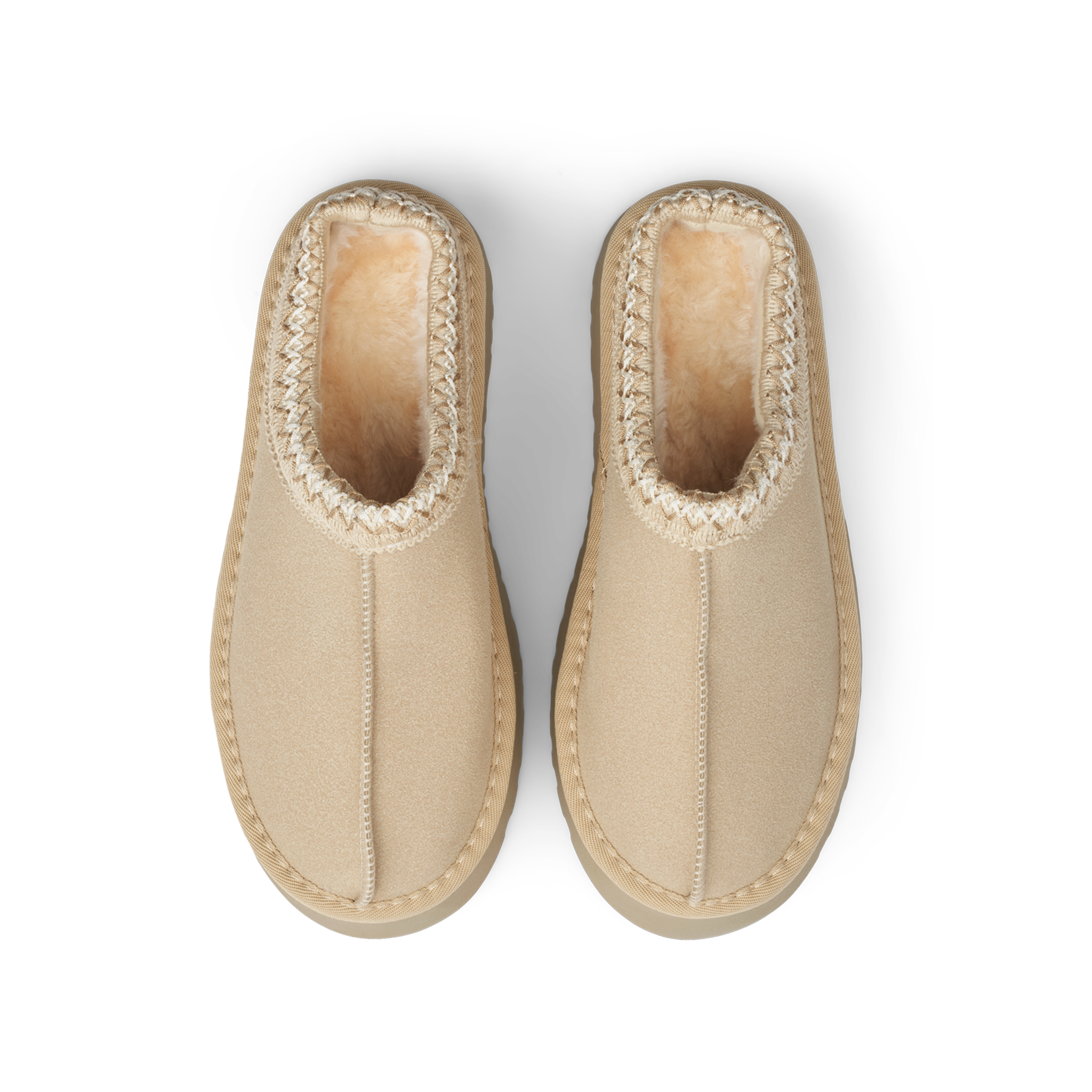 chunky slippers i beige